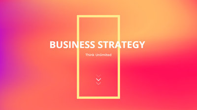 Diapositives De Stratégie Commerciale Minimalistes