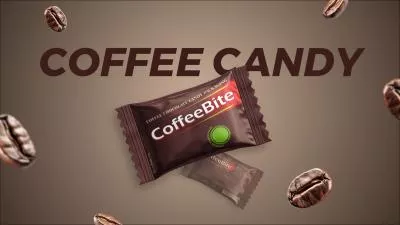 Minimalist Coffee Candy Ad Promo