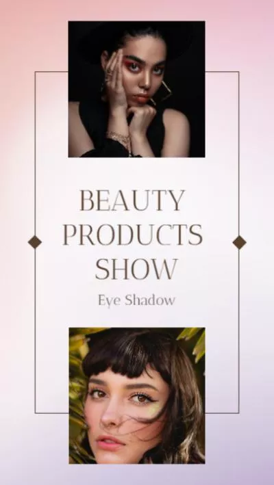 Minimalist Fashion Beauty Brand Product Display