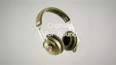 Minimalist Modern Headphone Display Ad Promo