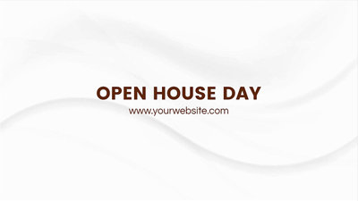 Minimalist Open House Day