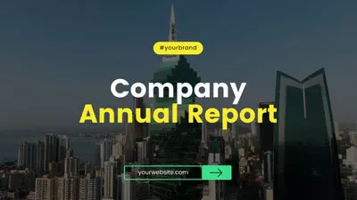 modern company report sample