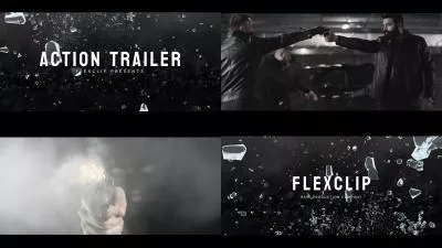  Modern Glass Style Special Police Action Film About Combating Criminals Movie Trailer Slideshow