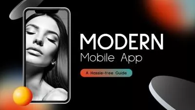 Modern Gradient Fashion Mobile App Release Guide Video Tech Business Promotion