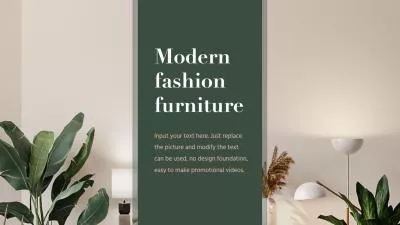 Moderne Minimale Produkt Promo Möbel Verkäufe