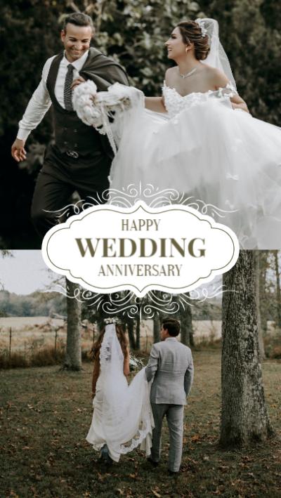 Modern Minimalist Wedding Anniversary