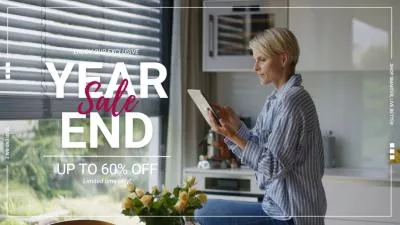 Modern Smart Home Products Year End Sale Offer Promo