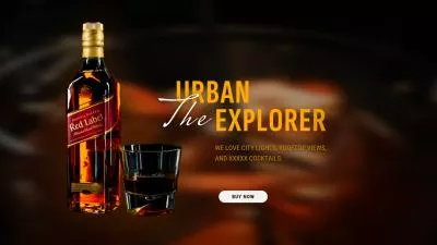 Modern Style Cocktail Promo Brand Ad Slideshow