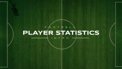 Modern Style Sports Football Soccer Match Player Statistic Youtube Intro