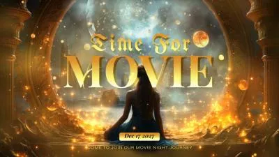  Moon Circle Girl Sit Time For Movie Night Trailer Youtube Channel Intro Outro