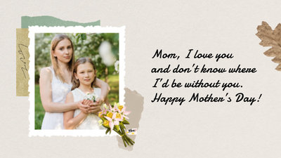 Mothers Day Letter