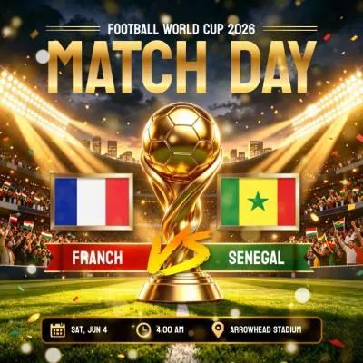 Motivational 2026 Fifa World Cup Soccer Match Day Team Pk Social Media Post