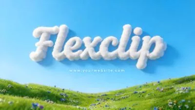 Nature Cloud Lovely Ai Logo Animation Reveal Intro