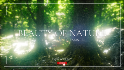 自然の森 Youtube チャンネル アウトロ