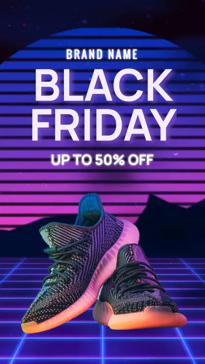 Neon Style Black Friday Sales