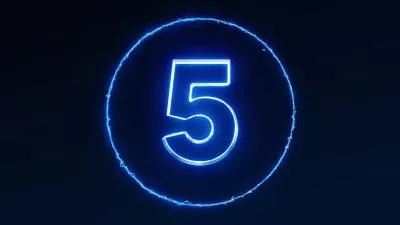 Neon Circle 5s Countdown Intro