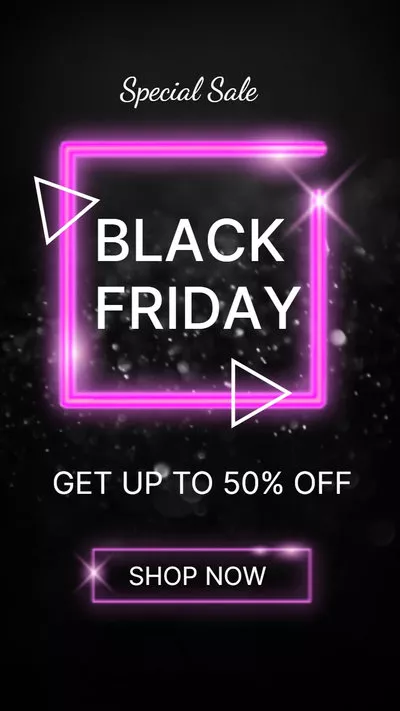 Neon Style Black Friday Sale