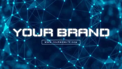  Network Connection Tech Brand Data Company Business Logo Reveal Intro