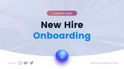 New Hire Onboarding Company Presentation