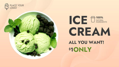 新冰淇淋店广告促销