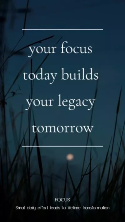 Night Calm Quiet Motivational Daily Quote Social Media Reel