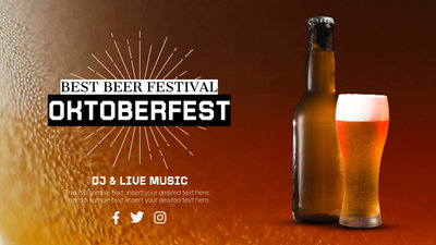 Promoção Do Festival De Cerveja Oktoberfest