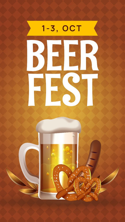 Promoção De Histórias De Cerveja Oktoberfest