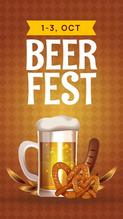 Promoção De Histórias De Cerveja Oktoberfest