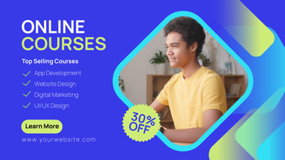 Online Courses Education Promo