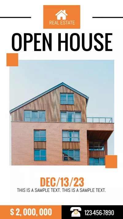 Open House Real Estate Promo Instagram Reels