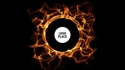 Orange Circle Logo Reveal