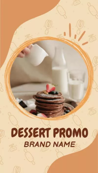 Orange Sweet Dessert Promo Special Offer