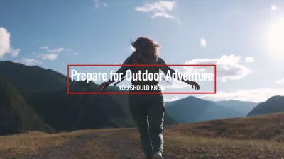 Outdoor Adventure