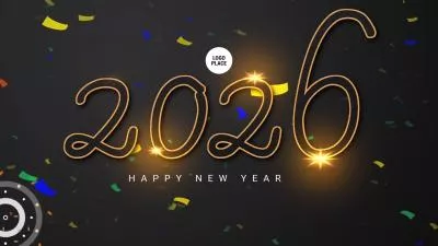 翻頁動畫倒數歡迎2026年新年快樂介紹