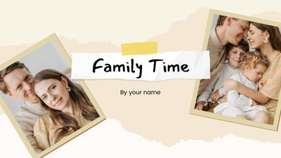 Paper Frame Sweet Family Slideshow