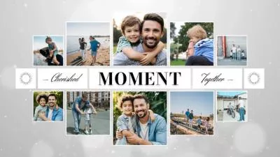  Particle Fathers Day Family Love Travel Memories Photo Collage Universal Slideshow