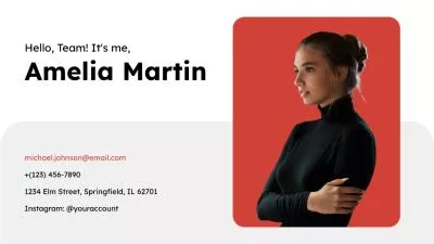 Portfolio Resume Self Introduction Of Corporate Presentation