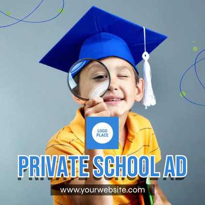 私立学校の広告