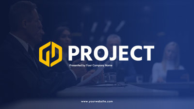 Projekt Präsentation Unternehmen Einfache Unternehmenseinführung