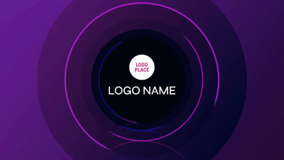 Purple Logo Intro