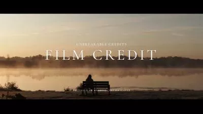  Quiet Ambience Style Film Movie Credits Kinetic Typography Trailer Intro