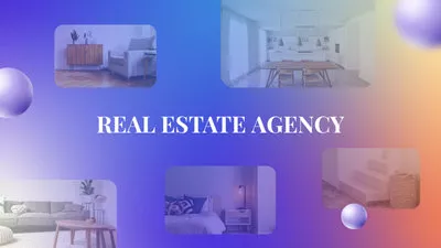 real estate house collage promo