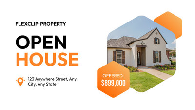 Real Estate Open House Promo