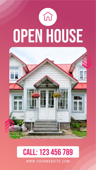 Real Estate Open House Sale Instagram Promo