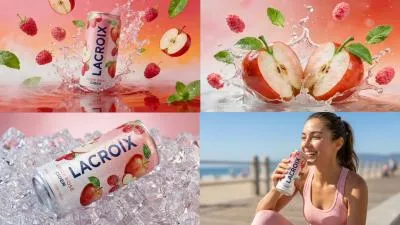 Realistic Commercial Food Soda Drinks Advertising Promo
