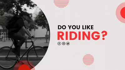 Bicicleta Deportiva Sencilla Roja Anuncio De Facebook