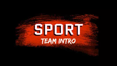 Red Sport Team Intro