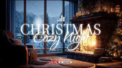 Relax Cozy Snowflake Winter Holiday Christmas Night Music Youtube Intro