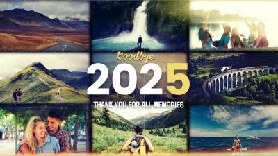 Retro Film Family Friends Birthday Holiday Memories Year Highlight Recap Slideshow