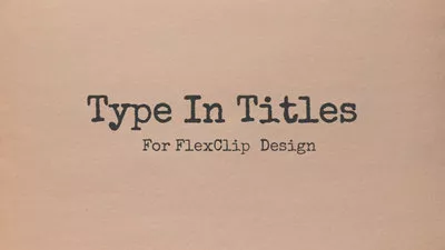 Retro Typewriter Text Pack